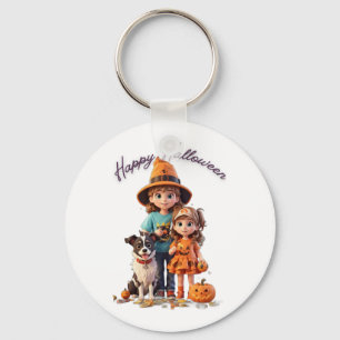 Porte-clés Famille Halloween