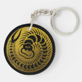 Porte-clés Famille Japonaise Crest-Centipede (Dos)