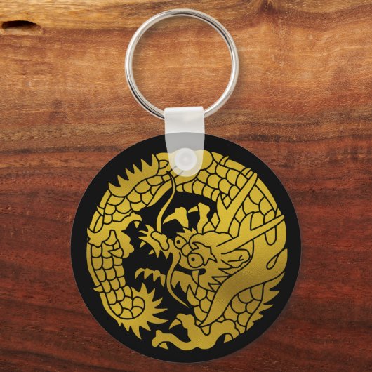 Porte-clés Famille Japonaise Crest-Dragon (Recto)