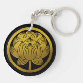 Porte-clés Famille Japonaise Crest-Lotus (Dos)