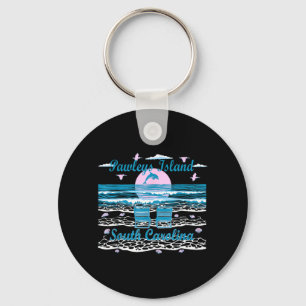 Porte-clés Famille mignonne amoureuse des dauphins Pawleys Is