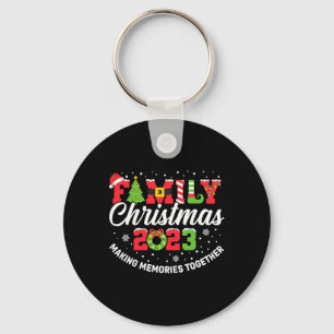 Porte-clés Famille Noël 2023 Correspondance tenue Xmas Squad