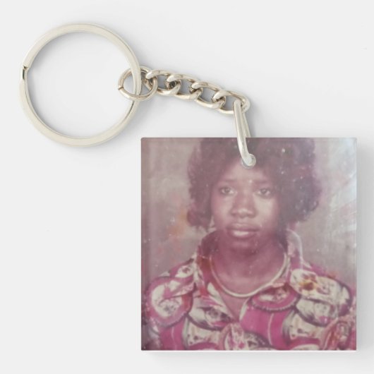 PORTE-CLÉS FAMILY BEAUTY- SQUARE KEYCHAIN (Devant)