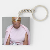 PORTE-CLÉS FAMILY BEAUTY- SQUARE KEYCHAIN (Dos)