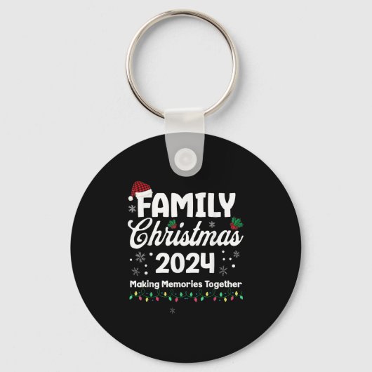 Porte-clés Family Christmas 2024 Holiday Matching Family Xmas (Recto)