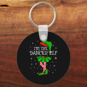 Porte-clés Family Matching Women Girls I'm The Dancer Elf Chr (Recto)