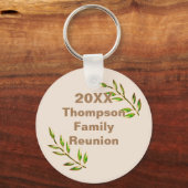 Porte-clés Family Reunion Vibrant Green Tree Branch Keepsake (Recto)