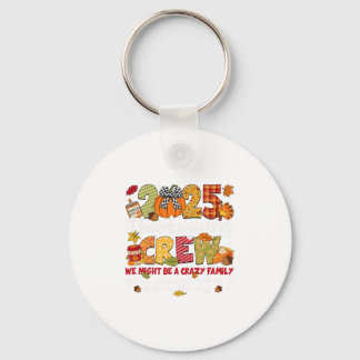 Porte-clés Family Thanksgiving 2025 Thanksgiving Crew Turkey 