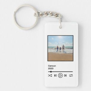 Porte-clés Family Vacation Memory Music Controls mp3 Buttons