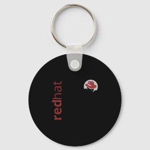 Porte-clés Fan Casquette rouge Linux Tee Tux Penguin Open Sou