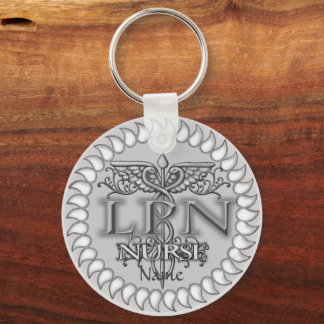 Porte-clés Fancy Caduceus LPN infirmière