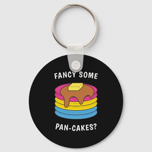 Porte-clés Fancy Certains Pâtisseries Drôle LGBTQ Pansexual P (Recto)