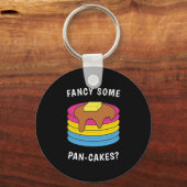Porte-clés Fancy Certains Pâtisseries Drôle LGBTQ Pansexual P (Recto)