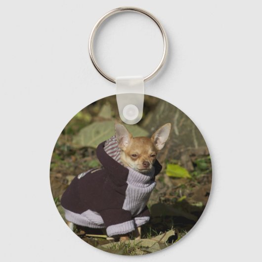 Porte-clés Fancy Chihuahua (Recto)