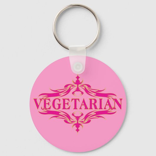 Porte-clés Fancy in Rose - Vegetarin (Recto)