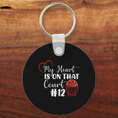 Porte-clés fanny My Heart est sur ce tribunal #12 (Recto)