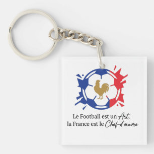 Porte-clés Fans de Football Français – Cadeaux & Vêtements po