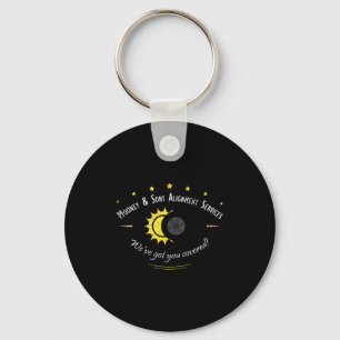Porte-clés Fans de science astronomique Éclipse solaire