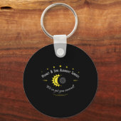 Porte-clés Fans de science astronomique Éclipse solaire (Recto)
