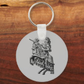 Porte-clés fantaisie chevalier médiéval (Recto)