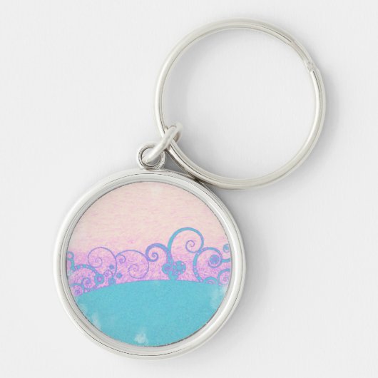 porte-clés fantaisie grunge pastel (Devant)