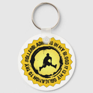 Porte-clés Fantastic Rollerblading Seal
