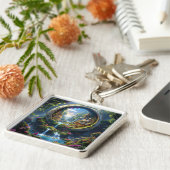 Porte-clés Fantasy Cute Village Tiny City . Perfect As A Bir (Côté)