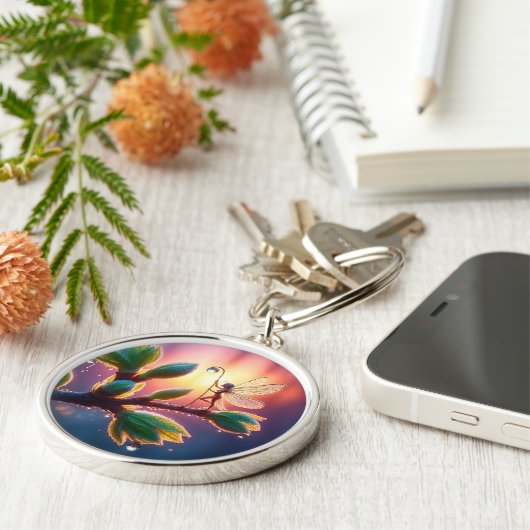 Porte-clés Fantasy macro photography of tiny forest sprite (Côté)