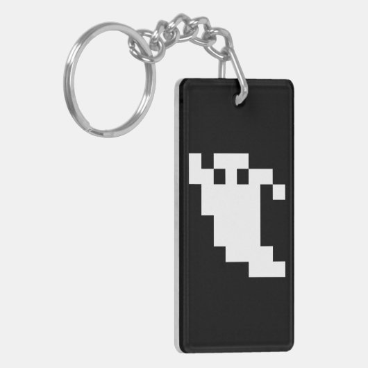 Porte-clés Fantôme à 8 bits pour pixels (Devant gauche)