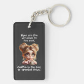 Porte-clés Fantôme de café (Dos)