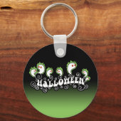 Porte-clés Fantômes d'Halloween (Recto)