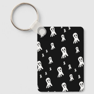 Porte-clés Fantômes d'Halloween foncé