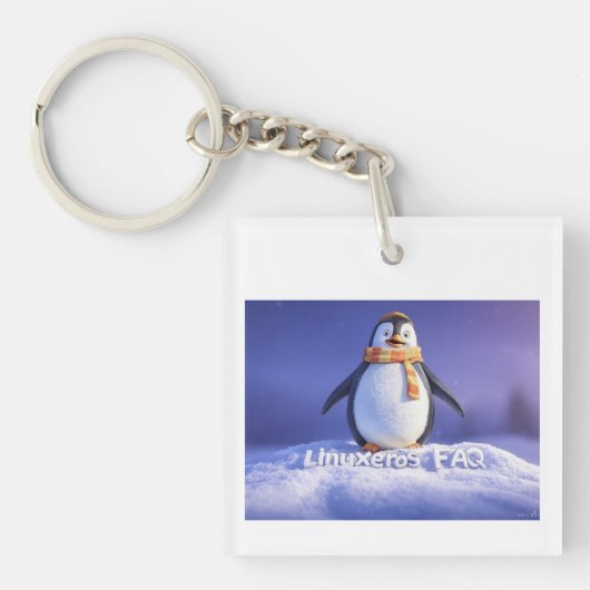 Porte-clés FAQ Linuxeros (Devant)