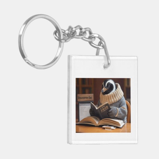 Porte-clés FAQ Linuxeros (Devant gauche)