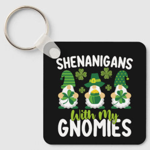 Porte-clés Farces Avec Mes Gnomes Gnome St Patrick's Day