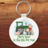 Porte-clés Farm Livin' (Girl) (Recto)