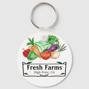 Porte-clés Farmers Market Custom Keychain