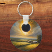 Porte-clés Farmland Solar Eclipse Ajouter un texte personnali (Recto)