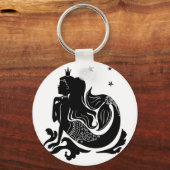 Porte-clés Fashion Mermaid illustration design et tendance (Recto)