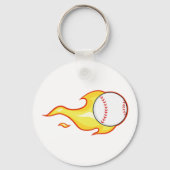 Porte-clés Fastball Flame Baseball Sports (Verso)