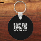 Porte-clés Father's Day Just A Dad Who Always Came Back With (Recto)