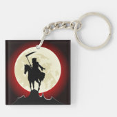 Porte-clés Faucheuse Lune de sang Gothique (Dos)