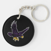 Porte-clés Faucon du Hunter College (Dos)