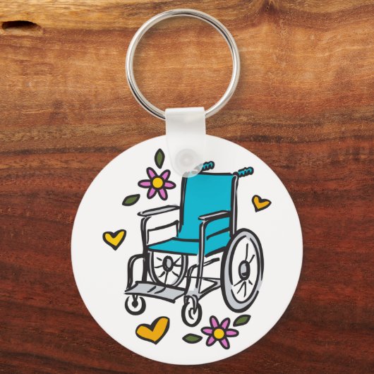 Porte-clés Fauteuil roulant (Recto)