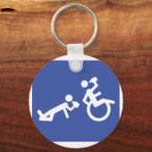 Porte-clés fauteuil roulant (Recto)