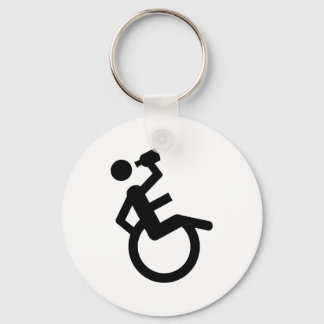 Porte-clés fauteuil roulant fauteuil roulant