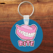 Porte-clés Faux dents Dentures Bite (Recto)