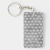 Porte-clés Faux Metal - Acier brossé (Devant)