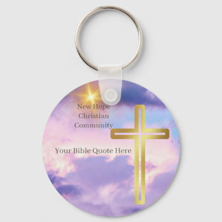 Porte-clés Faveur de l'Église chrétienne : Porte - clé en vra