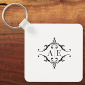 Porte-clés Faveur de mariage en vrac - Monogramme personnalis (Recto)